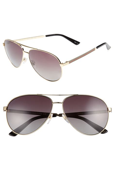 gucci studded aviator sunglasses|gucci unisex aviator sunglasses.